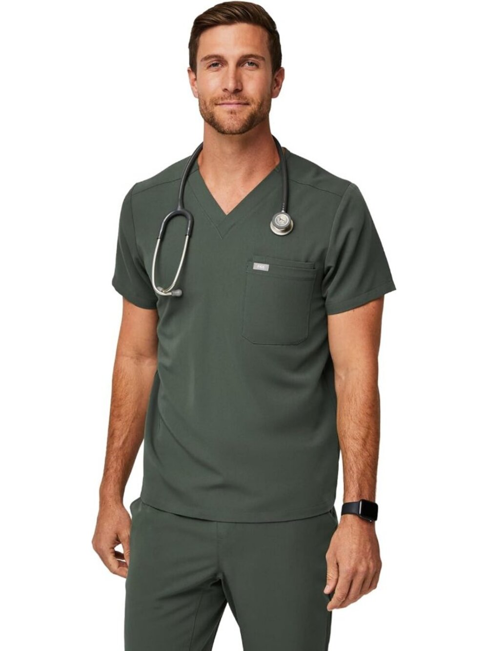 Men's Stylish Medical Scrub Top | Comfortable, Breathable Fabric, Perfect Fit